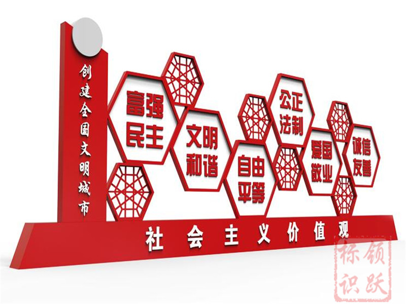 科尔沁右翼中党建标识牌制作